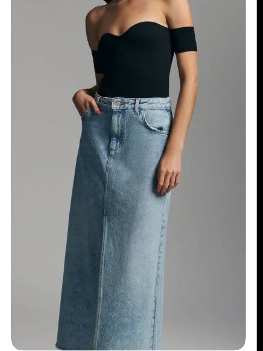 Pilcro NwOt denim maxi